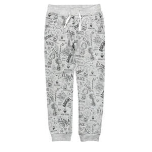 NEW Appaman X Peanuts Kids Girl's GRAY JOGGER SWEATPANTS Sz 7 SPARKLE CLOUD NWT